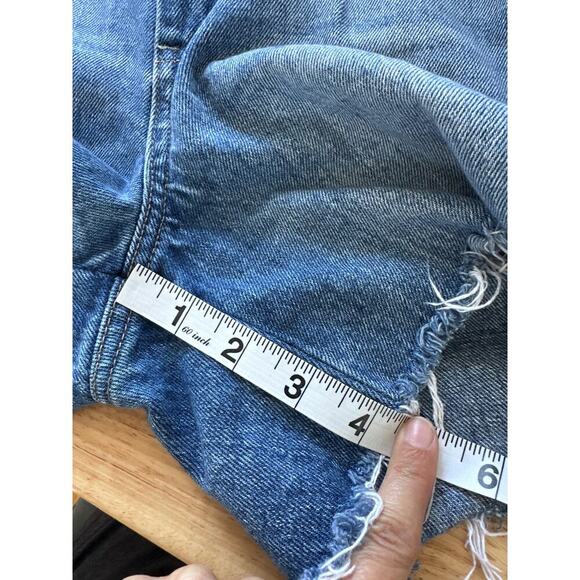 Womens Blank NYC The Barrow Vintage High-Rise Denim Shorts, Size 26 - Picture 3 of 5